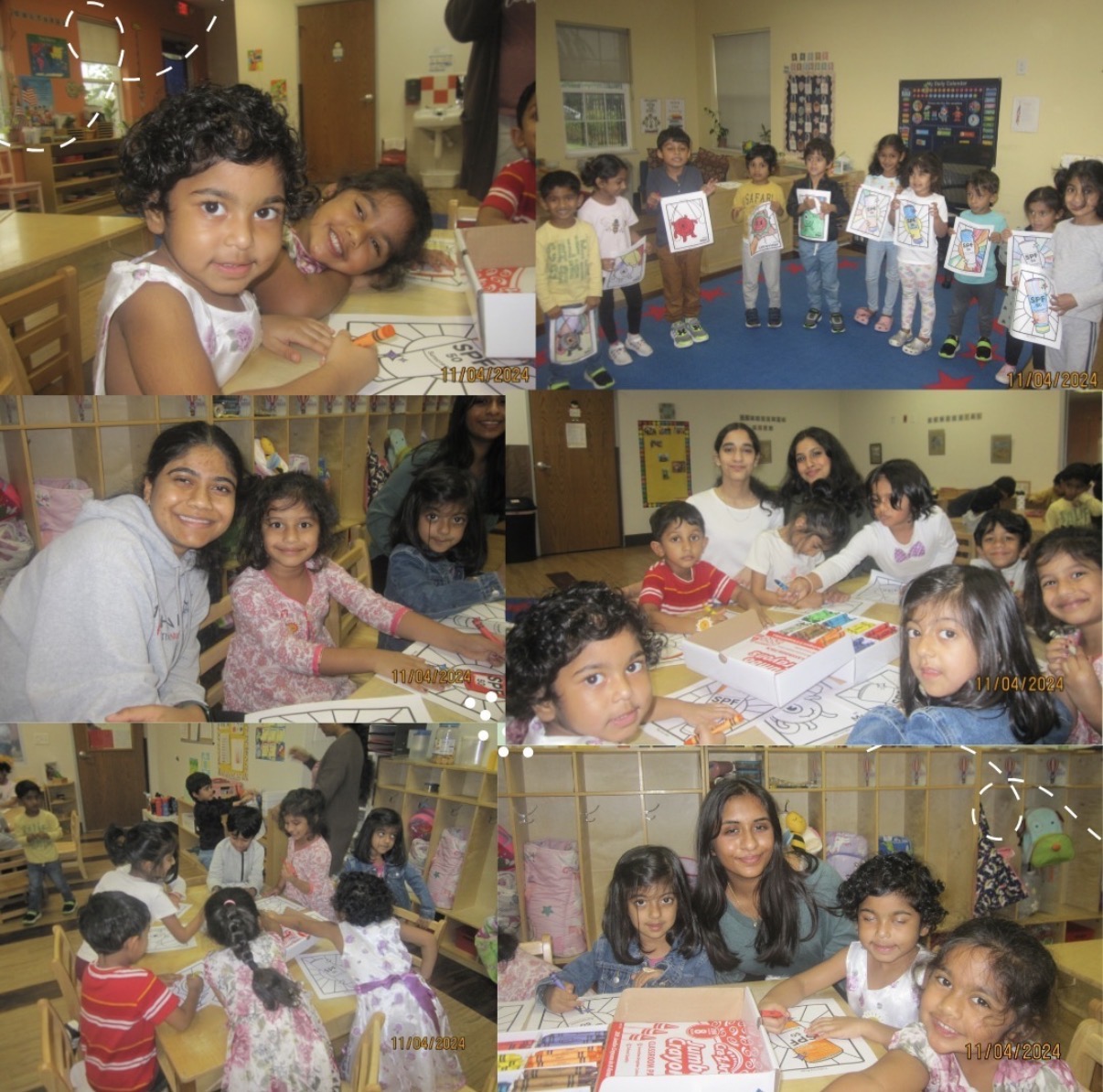 Skin For Skin team teaching kids about skin health at a local school.